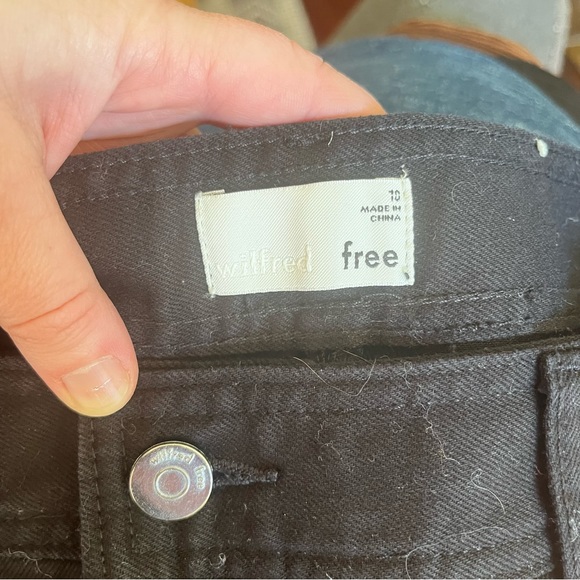 Wilfred free black denim skirt - Picture 3 of 4